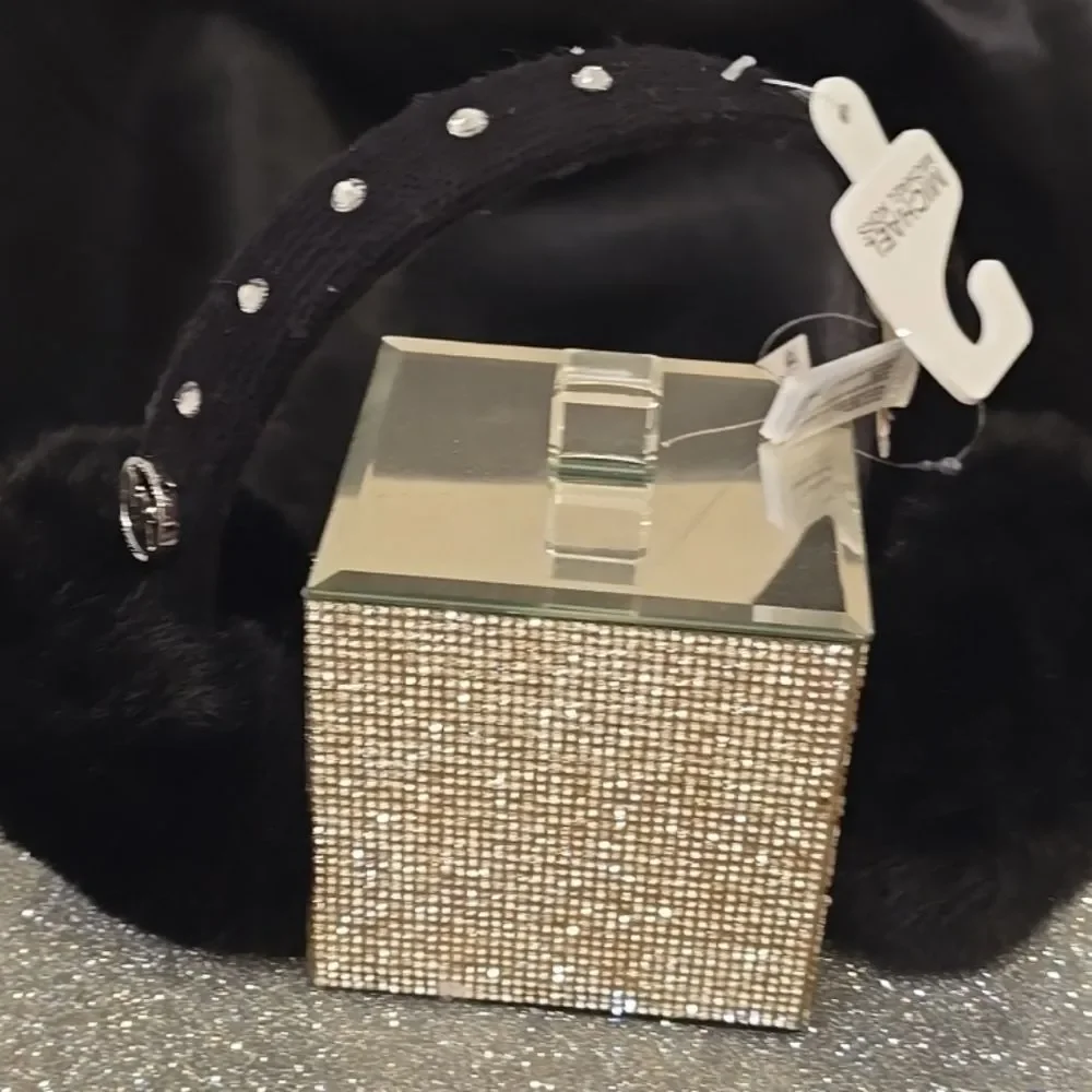 Michael‎ Kors Studded Band Fur Ear Muffs
